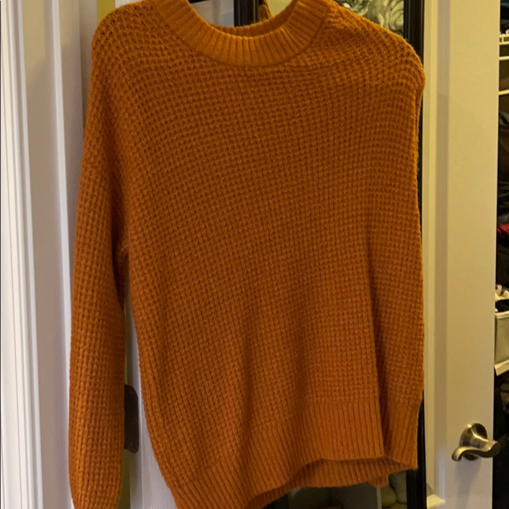 Mustard knit sweater
